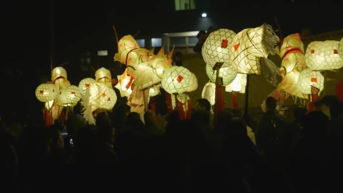 传统习俗-龙灯祈福（50帧）