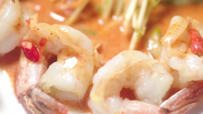 辣酱煮虾-泰国食谱