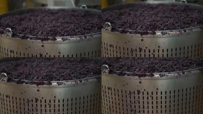 红葡萄mezga工业工厂的酿酒