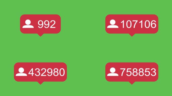 社交网络上使用色度键的订户数量不断增加。