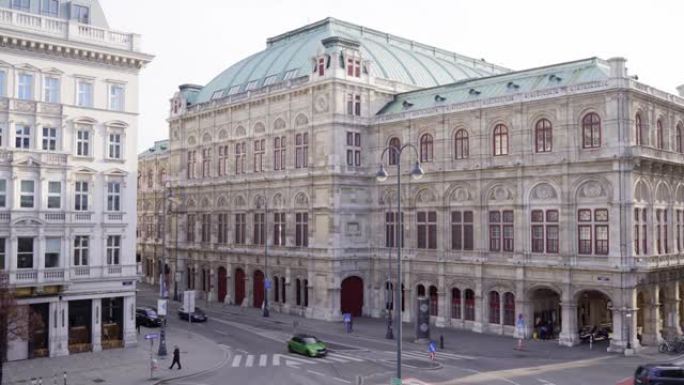 维也纳歌剧院顶景日光