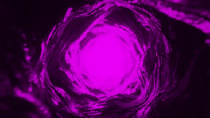 抽象运动图形洞穴紫色场景背景vj素材紫色