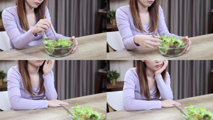 亚洲女性不想吃蔬菜。