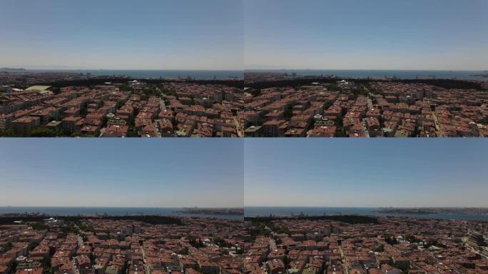 伊斯坦布尔伊斯兰城市鸟瞰图