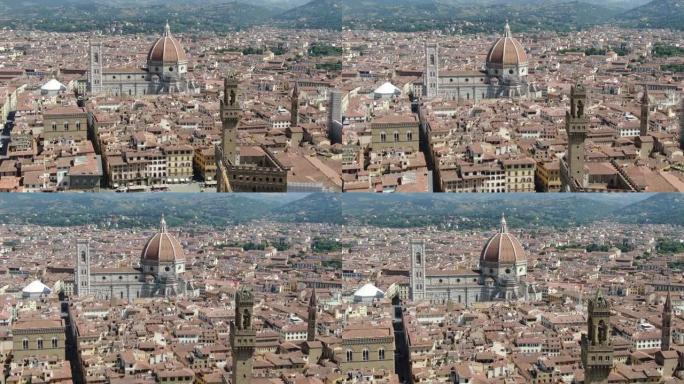 市政厅旧宫 (旧宫) 和佛罗伦萨大教堂，意大利，欧洲