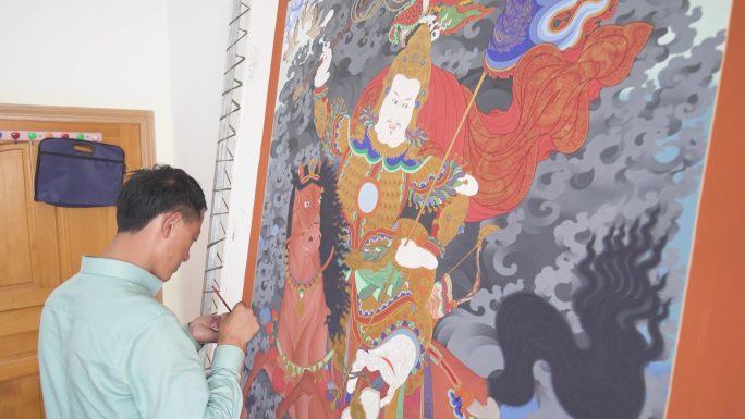 传承 画工 绘画艺术佛教文化宗教佛教动画