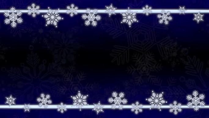 雪水晶光框2图案水平垂直暗背景