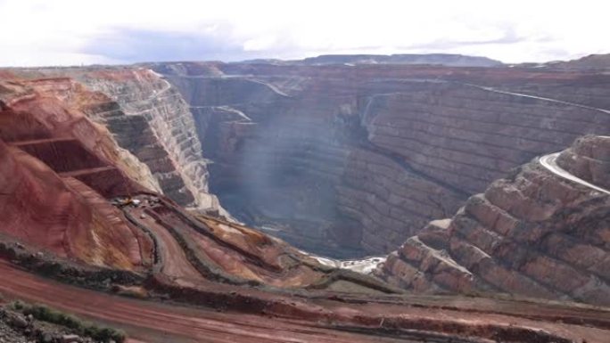 超级坑-西澳大利亚州金矿卡尔古利的金矿。