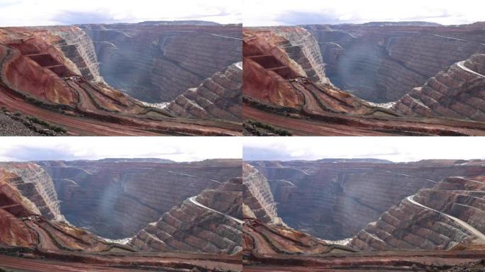 超级坑-西澳大利亚州金矿卡尔古利的金矿。