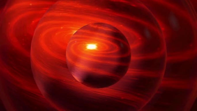 抽象星系星球背景红色旋涡