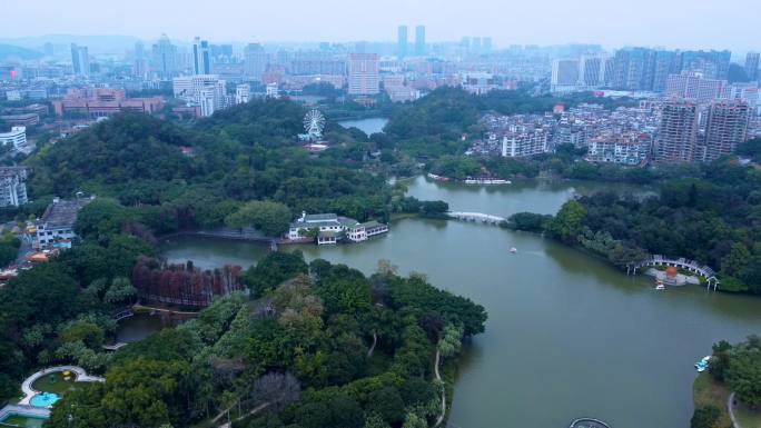 江门 江门体育场 东湖广场 东湖公园