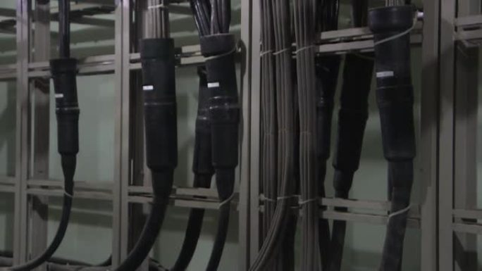 光纤电缆。网络连接技术