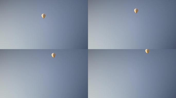 气球飞了起来。土耳其，卡帕多西亚。