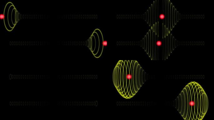 红芯圆球线圈加速发射数字运动图形