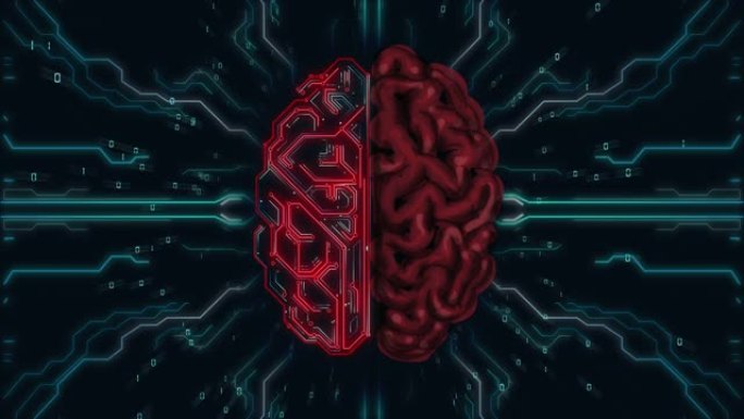 AI人工智能数字脑竞价数据深度学习计算机机器-渲染
