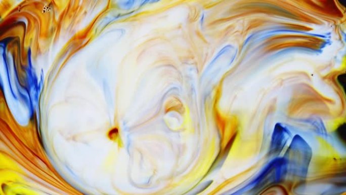 抽象彩色油漆油墨液体爆炸扩散迷幻爆炸运动