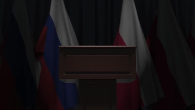 波兰和俄罗斯的国旗