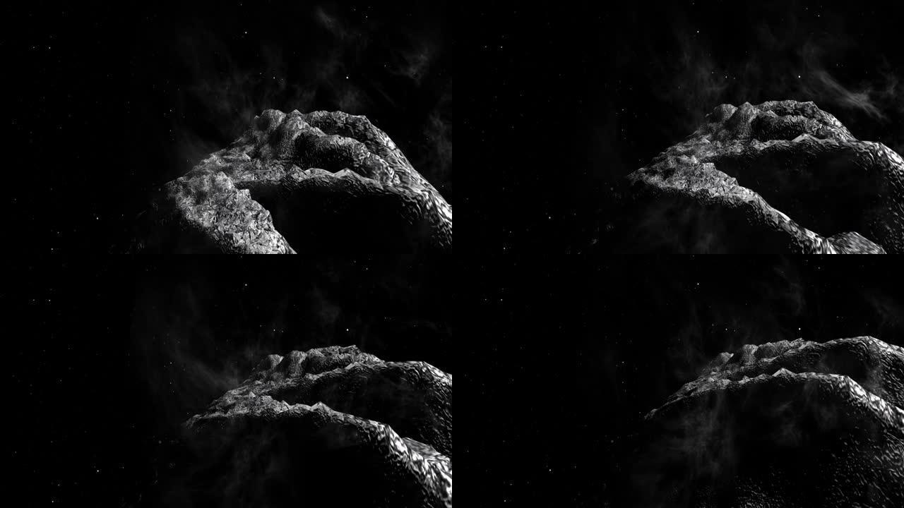 太空中的巨型小行星彗星