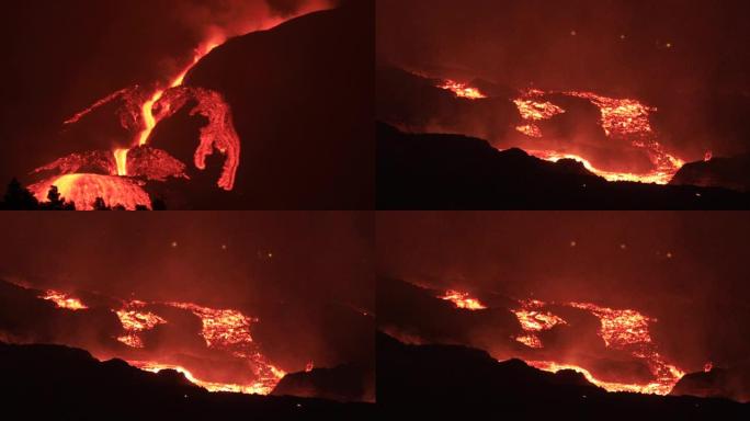 拉帕尔马火山爆发。坎布尔·维耶哈火山爆发。