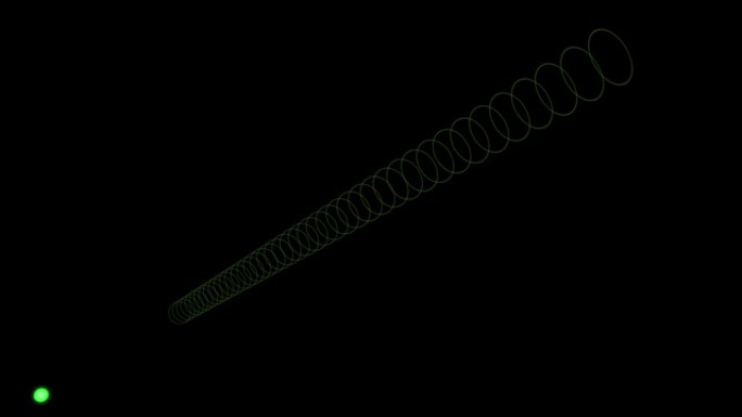 绿芯圆球线圈加速发射数字运动图形