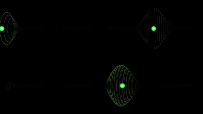 绿芯圆球线圈加速发射数字运动图形