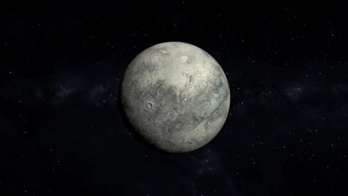 太空矮行星3DCG数字动画运动图形