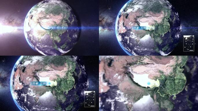 地球俯冲西藏拉萨