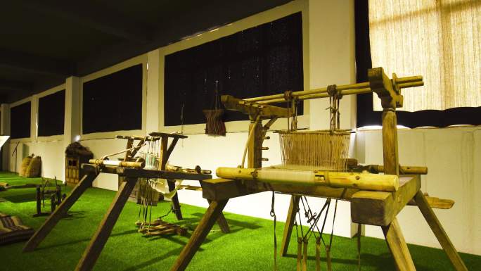传统收工文化纺线 传统手工艺 粗布坊