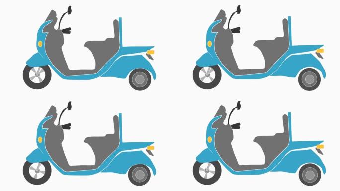 移动三轮车辆 (trike)，插图