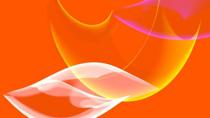 抽象人物运动的橙色背景。