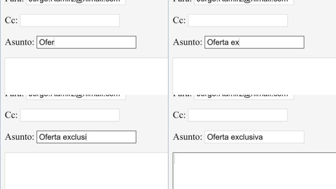西班牙语。在在线框中输入电子邮件主题主题独家交易。通过键入电子邮件主题行网站向收件人发送特别折扣。键