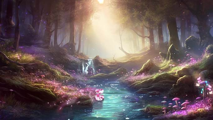 爱丽丝梦游仙境 梦幻森林、童话森林、