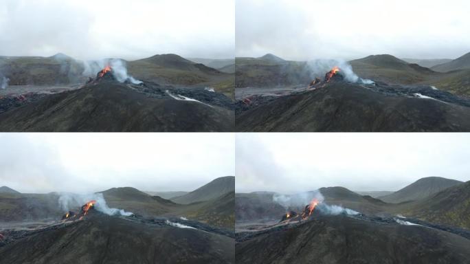 冰岛的大型火山-盖尔丁阿达里尔，fagradarsfjall