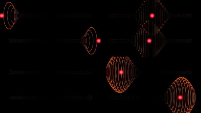 红芯圆球线圈加速发射数字运动图形