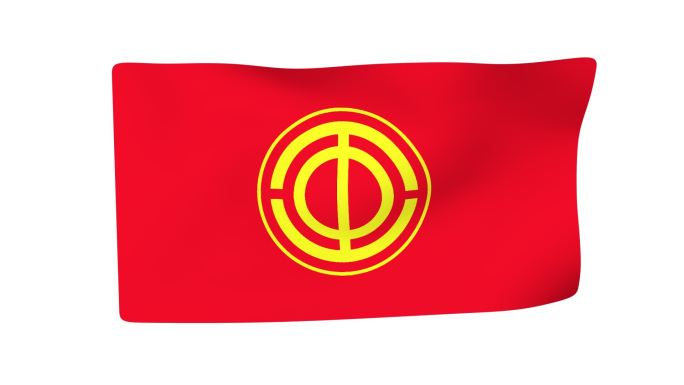 五一劳动节工会工人联合会旗