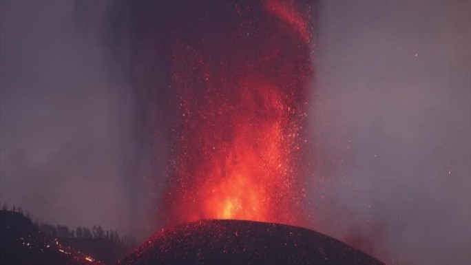加那利群岛的Cumbre Vieja火山爆发