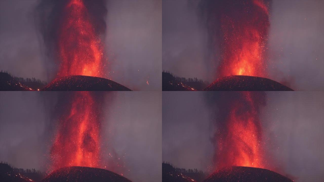 加那利群岛的Cumbre Vieja火山爆发