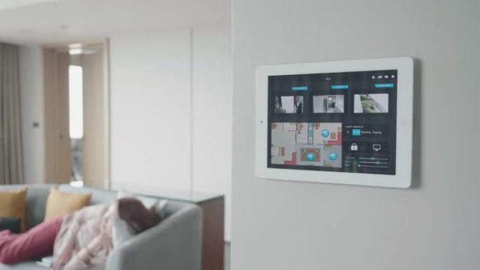 在现代移动应用中展示智能家居和家庭自动化控制器的概念