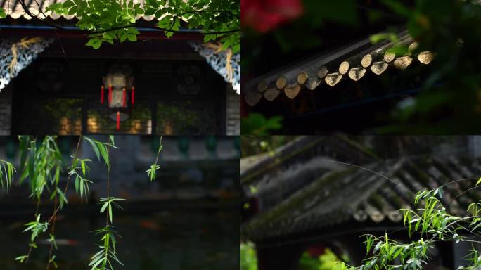 中式风格的古建筑园林