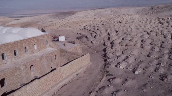 以色列犹太沙漠的纳比穆萨遗址和清真寺。先知摩西之墓