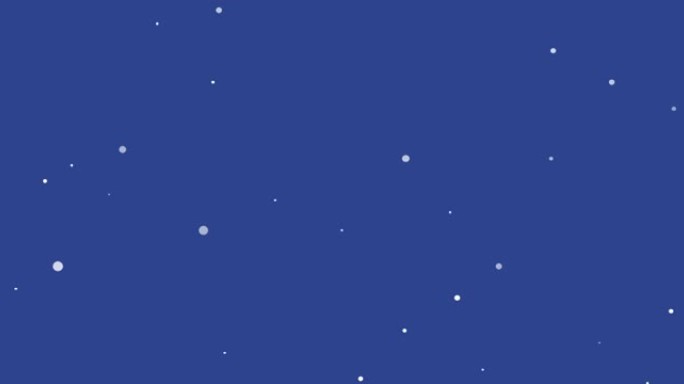 圣诞节在蓝色背景上飘落的窗户的动画