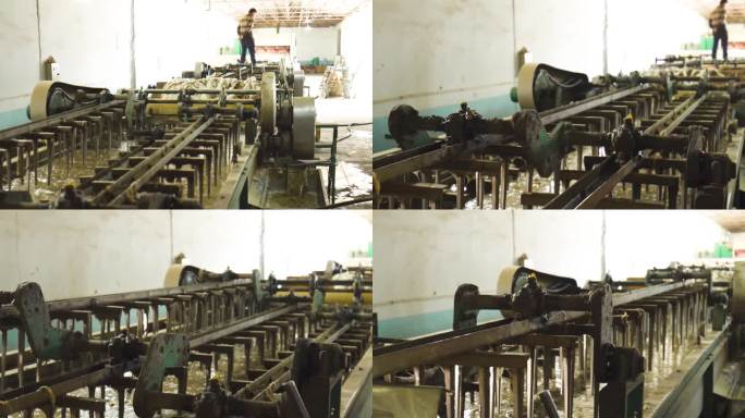 资源回收 轻工业 纺机 纺线 车间