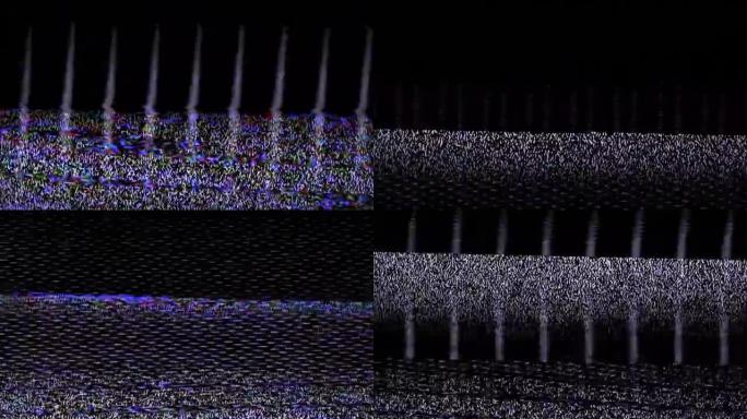 故障电视静态噪声失真信号问题