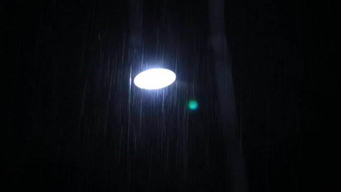 夜间室外大雨-股票视频