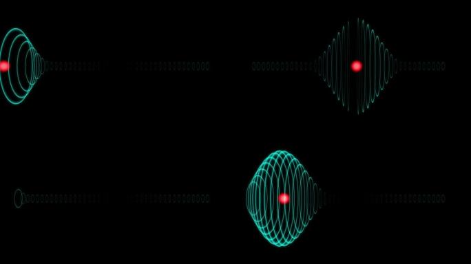 红芯圆球线圈加速发射数字运动图形