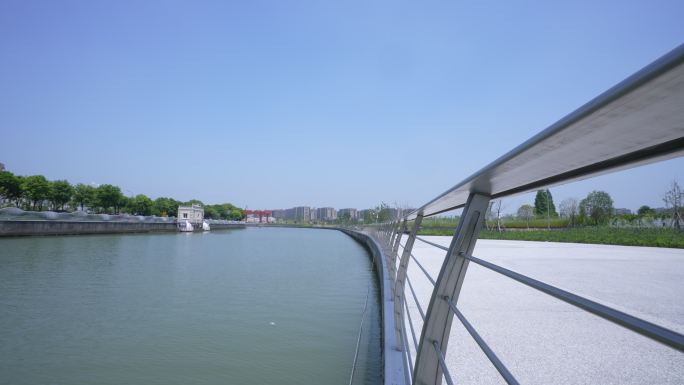 河面 城市绿化