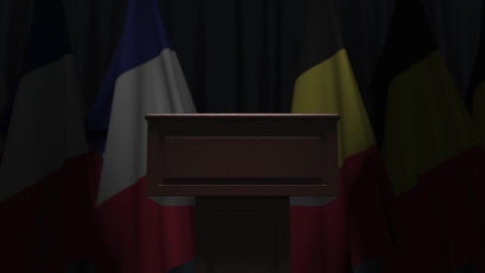 比利时和法国的国旗和论坛