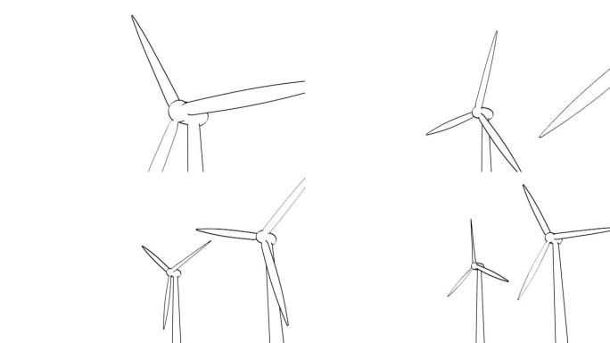 风力涡轮机发电