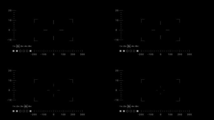 相机、双筒望远镜、夜视中的平视显示器取景器