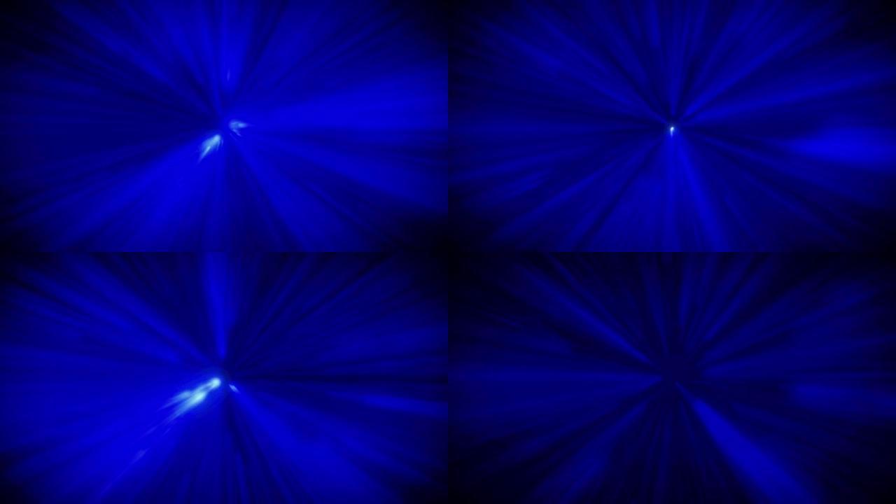 抽象蓝光速度动画光线轨迹4K